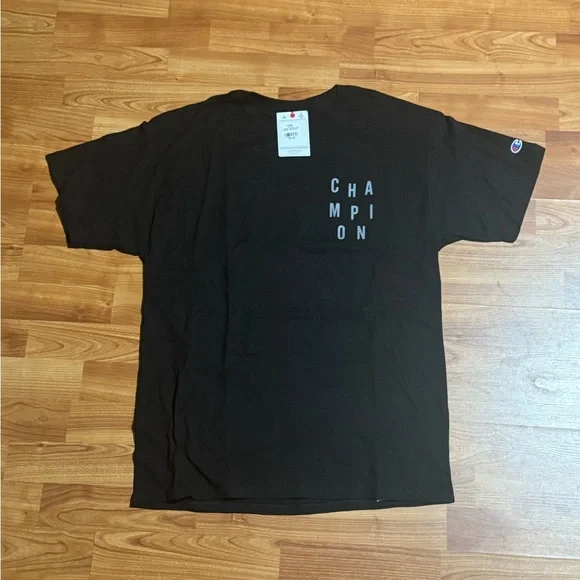 Champion Black And Grey Tee - Picture 1 of 3